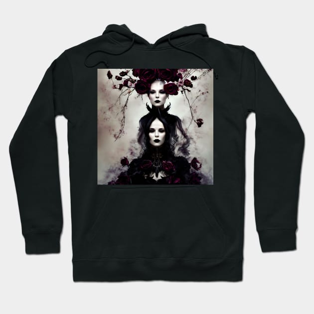 Mother Rose Spirit Sisters Hoodie by adorcharm
